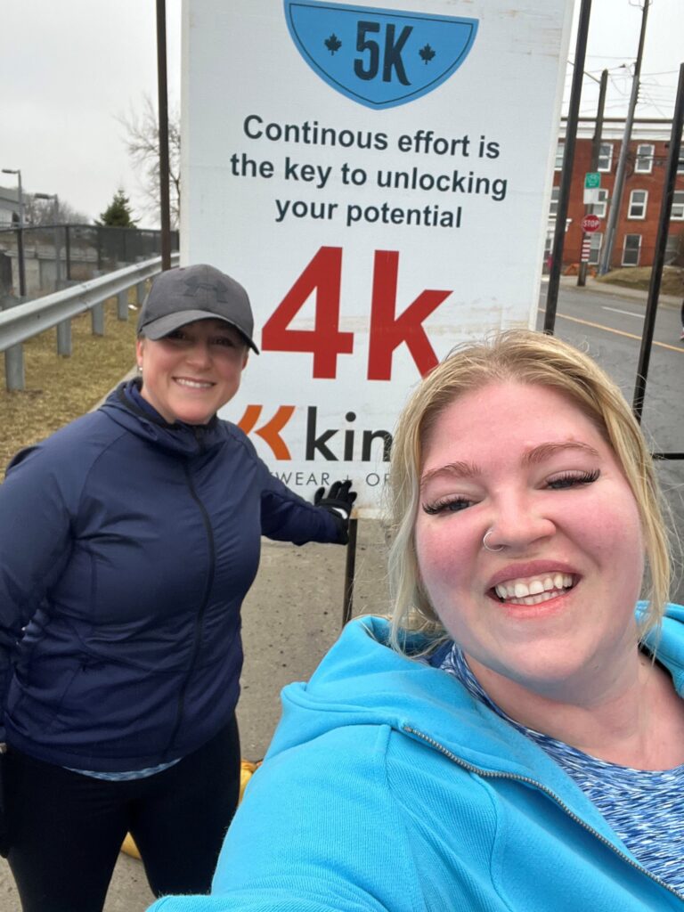 Vicky Ringuette and Monique Slade at the 2025 ATB 2025 Race Fundraiser